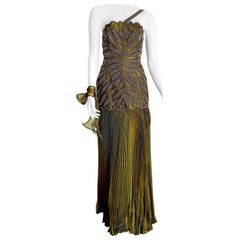 VALENTINO "New" Haute Couture Swarovski Beaded Embroidered "Siren" model- Unworn