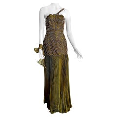 VALENTINO "New" Haute Couture Swarovski Beaded Embroidered "Siren" model- Unworn