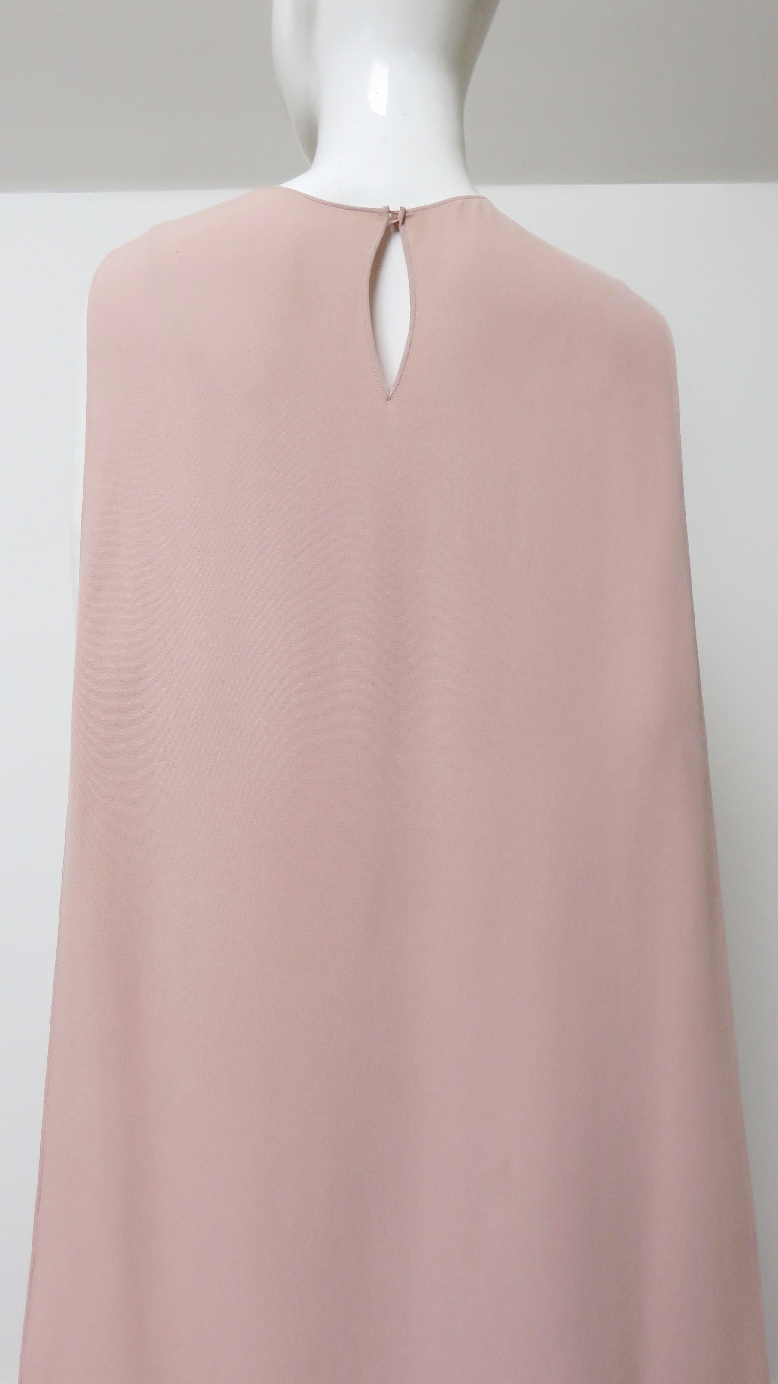 Valentino New Silk Cape Gown For Sale 6