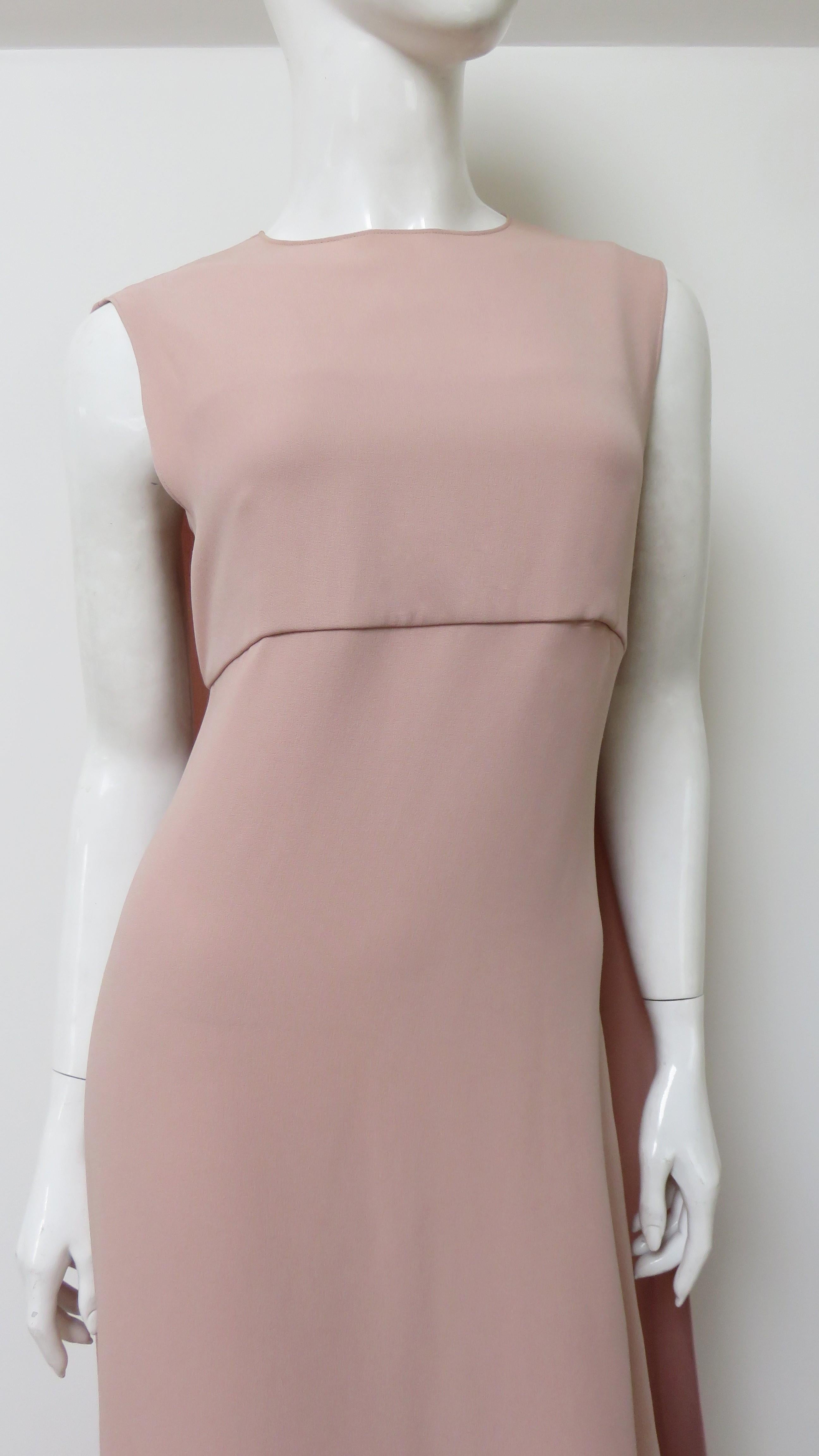 Valentino New Silk Cape Gown en vente 1