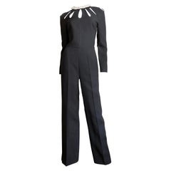 Valentino New Silk Cut out Jumpsuit (Combinaison à découpes en soie)