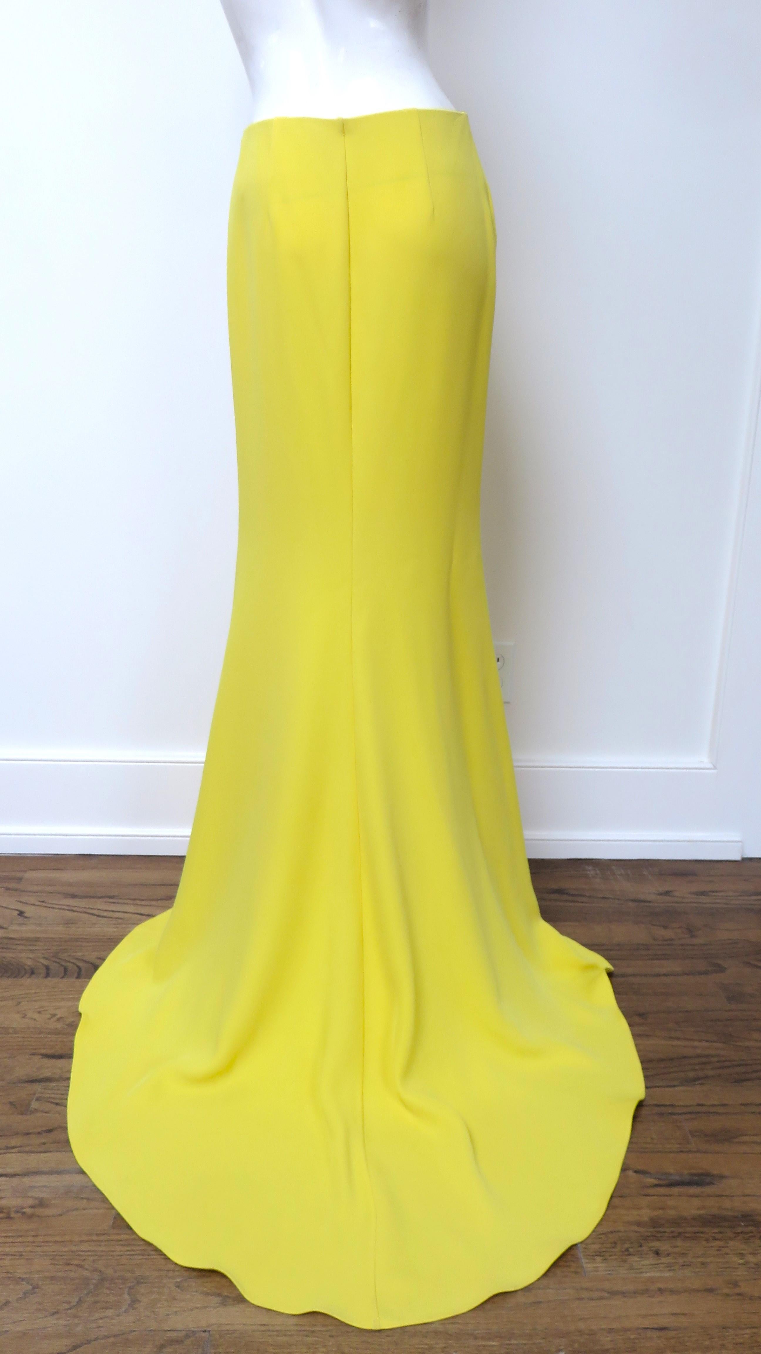 Valentino New Silk Skirt with Train 5