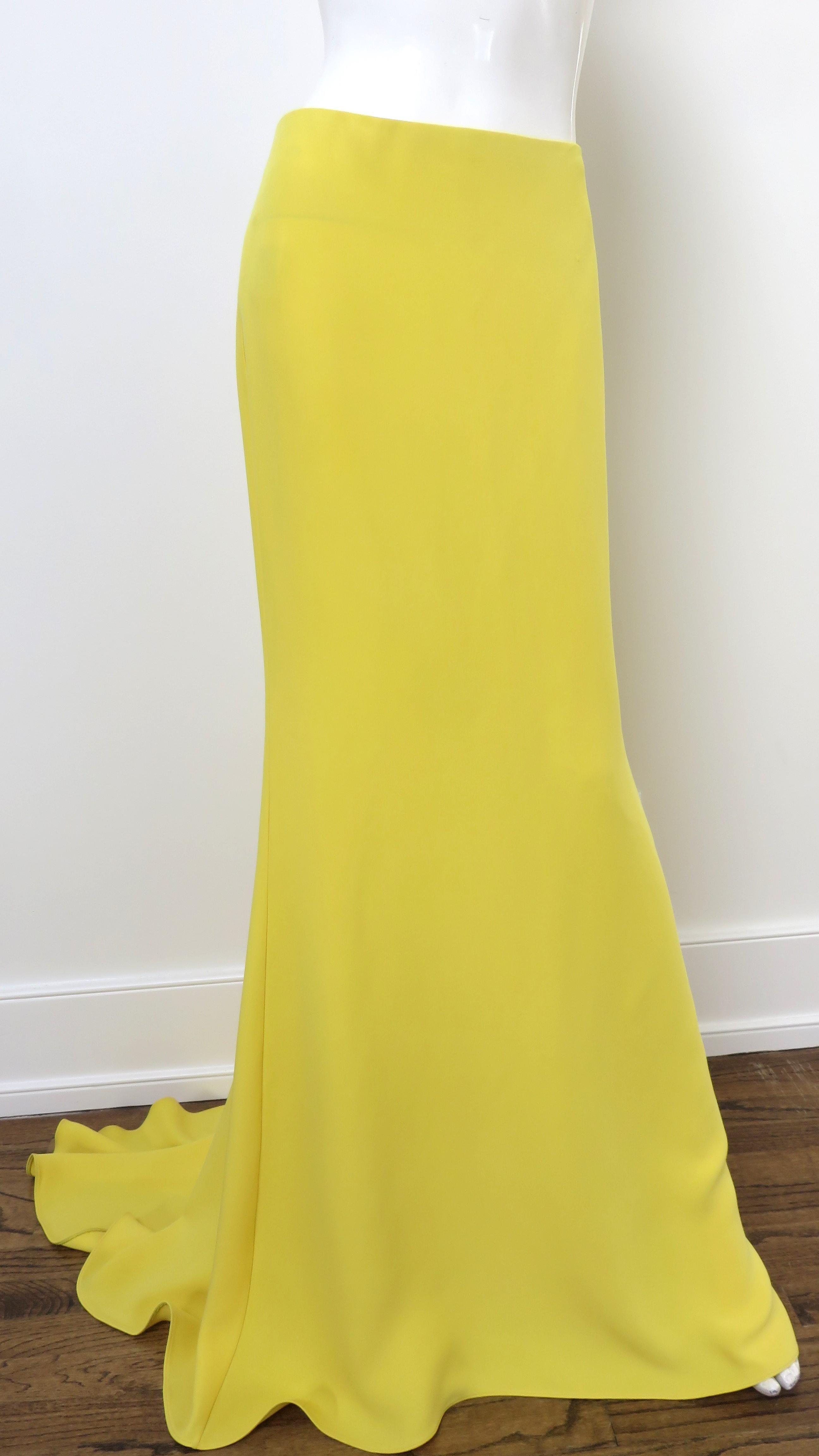 Valentino New Silk Skirt with Train 2