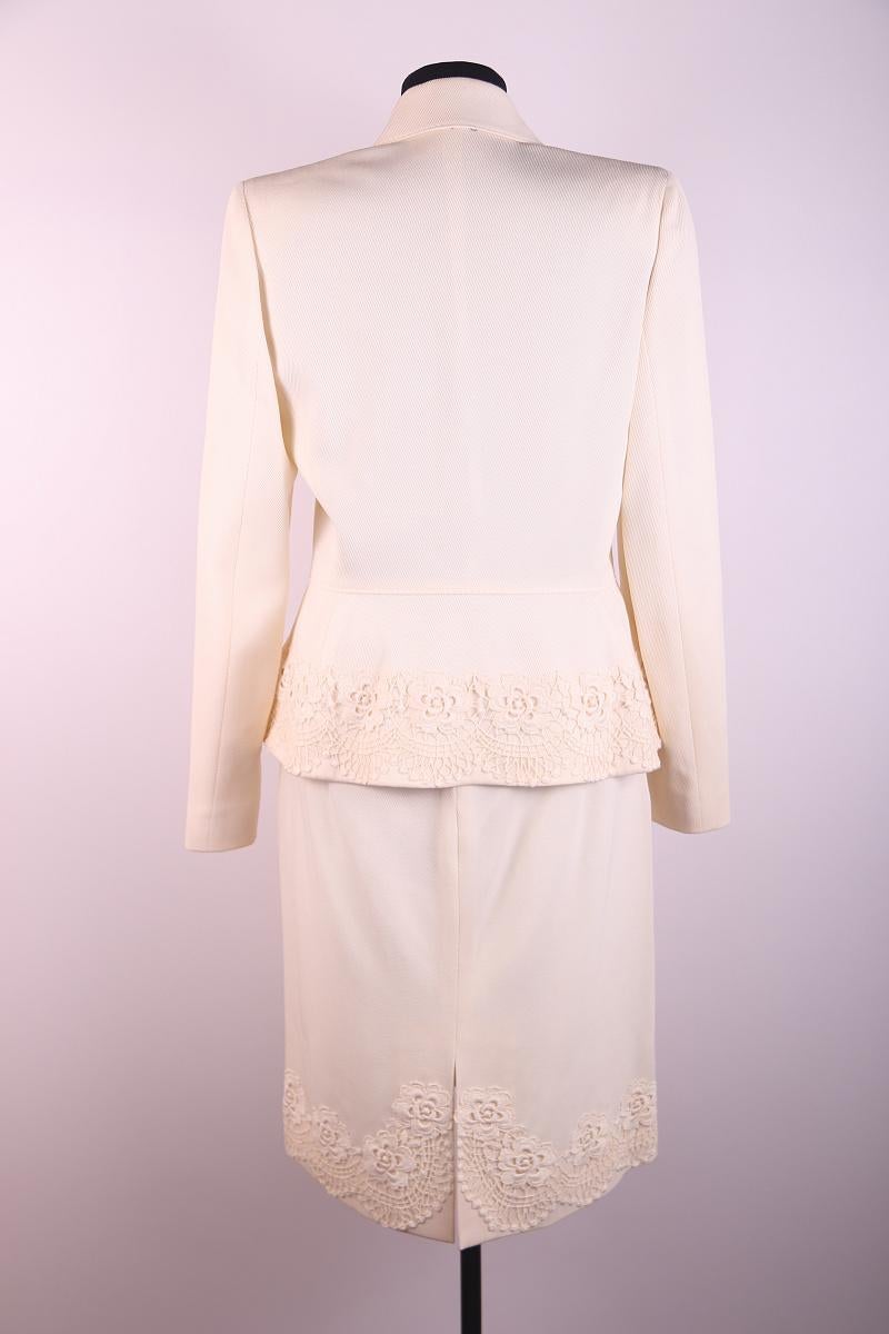 Valentino abito con gonna in lana vergine in vendita 5
