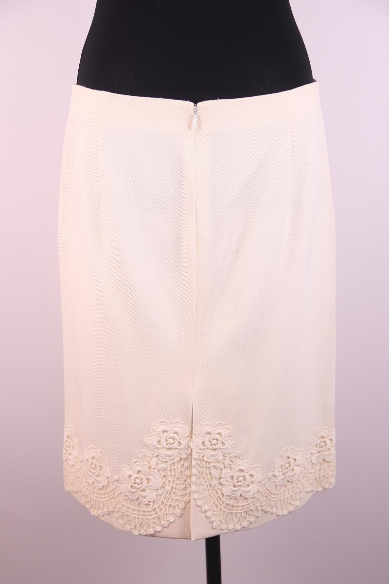 Valentino abito con gonna in lana vergine in vendita 3