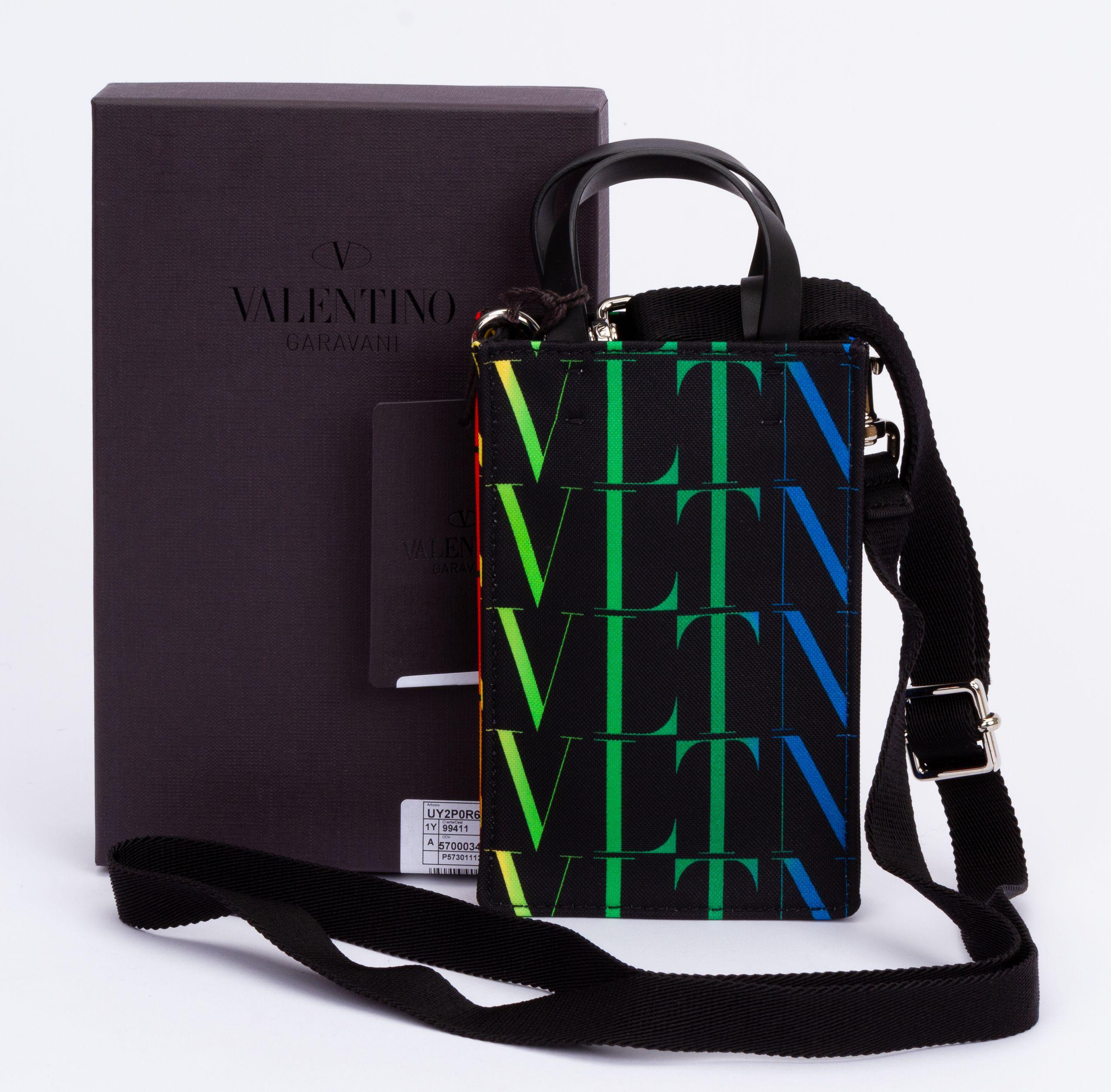 Valentino NIB Black Crossbody Bag For Sale 1