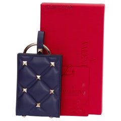 Valentino NIB Navy Keyring-Wallet