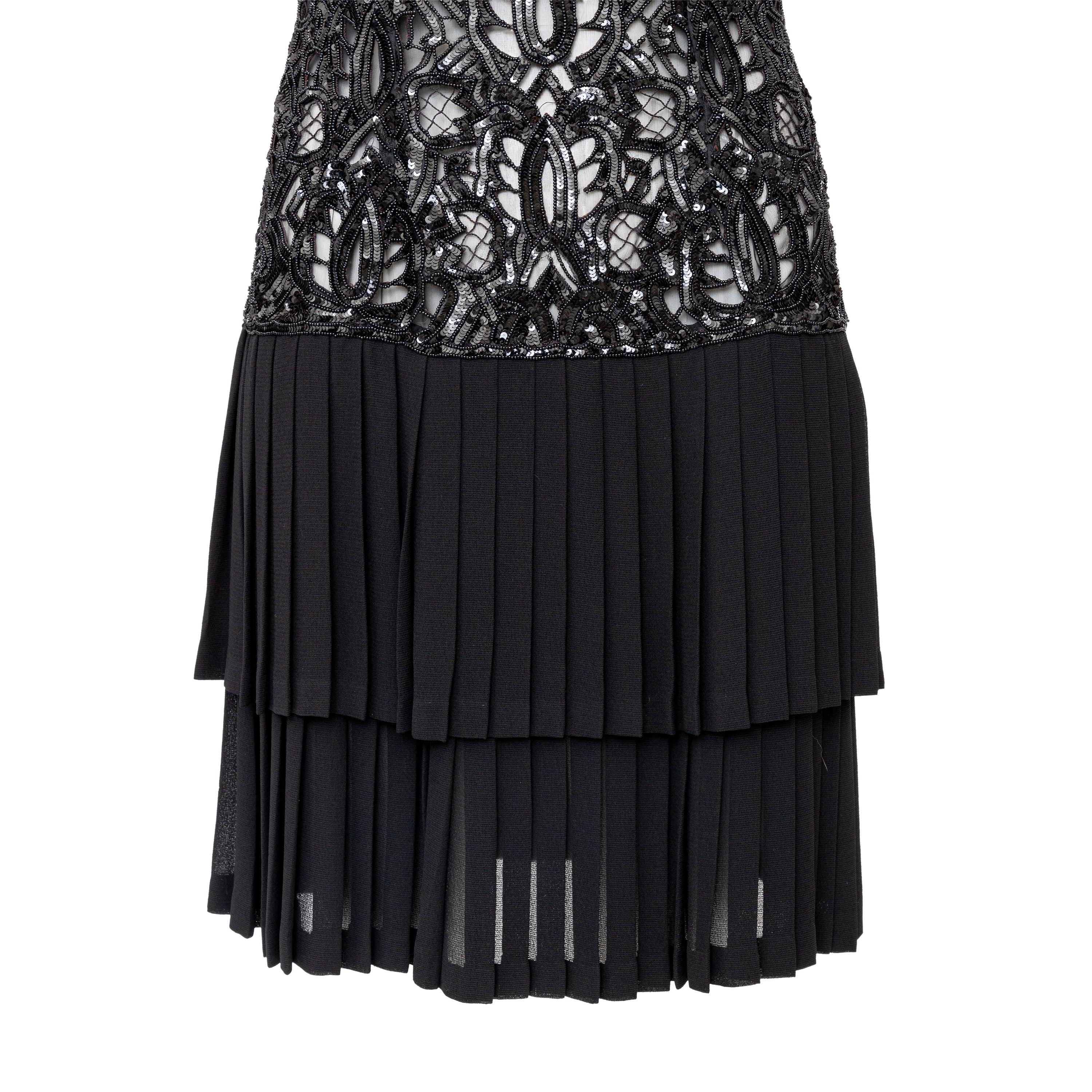 Valentino Night Beaded Dress - '90s In Good Condition For Sale In Milano, IT