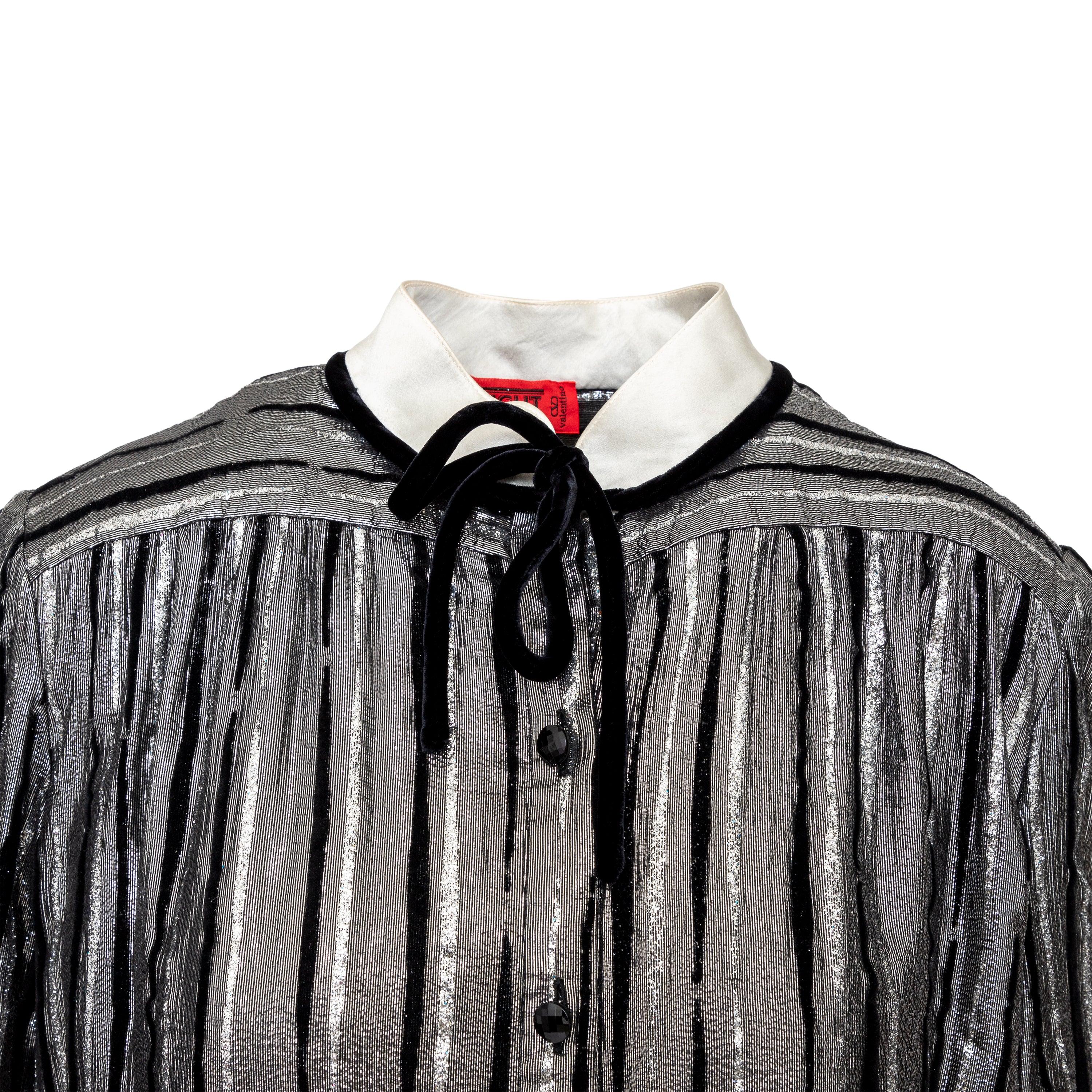 Valentino Night Glitter Shirt - '90s In Good Condition For Sale In Milano, IT