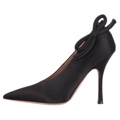Valentino Nite-Out Bow Embellished Satin Pumps