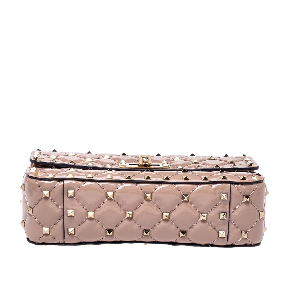 valentino rockstud bag nude