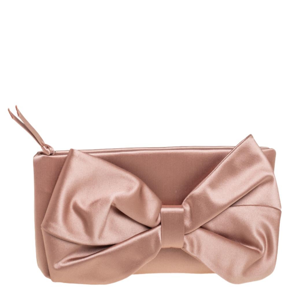 nude pink clutch