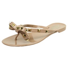 Valentino Sandali con fiocco Rockstud nude  Taglia 6 US