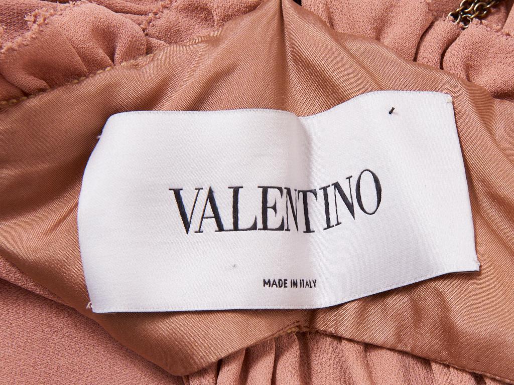 Valentino Nude Tone Jersey Maxi Dress 1