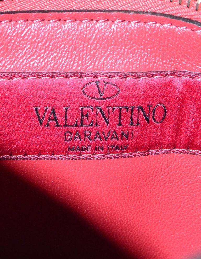 Genuine Authentic Valentino Red Leather Handbag NWT www
