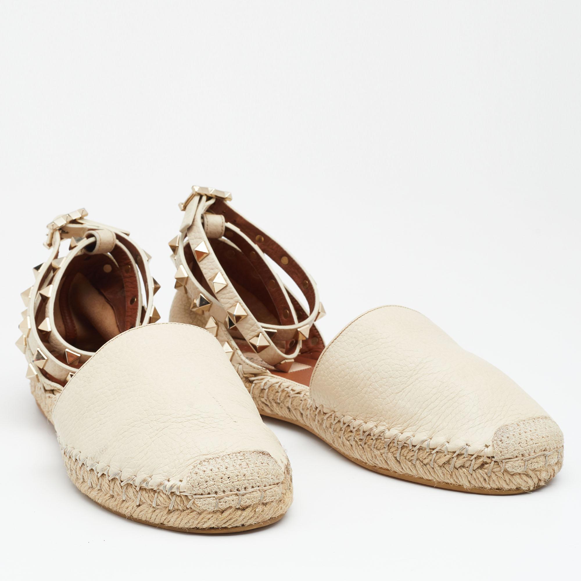 valentino espadrille flats