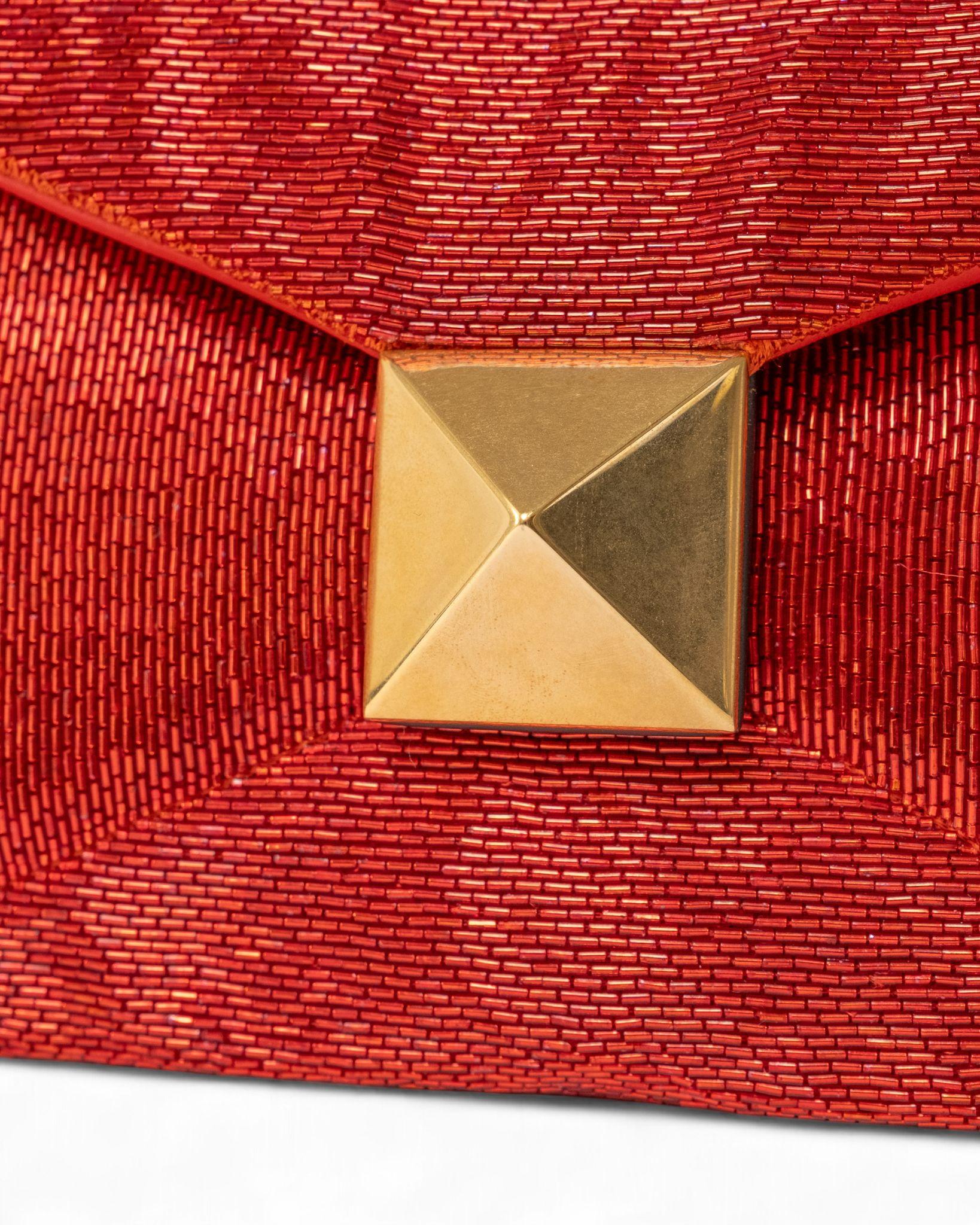 Valentino One Stud L.E. Rouge Bon état - En vente à Torre Del Greco, IT