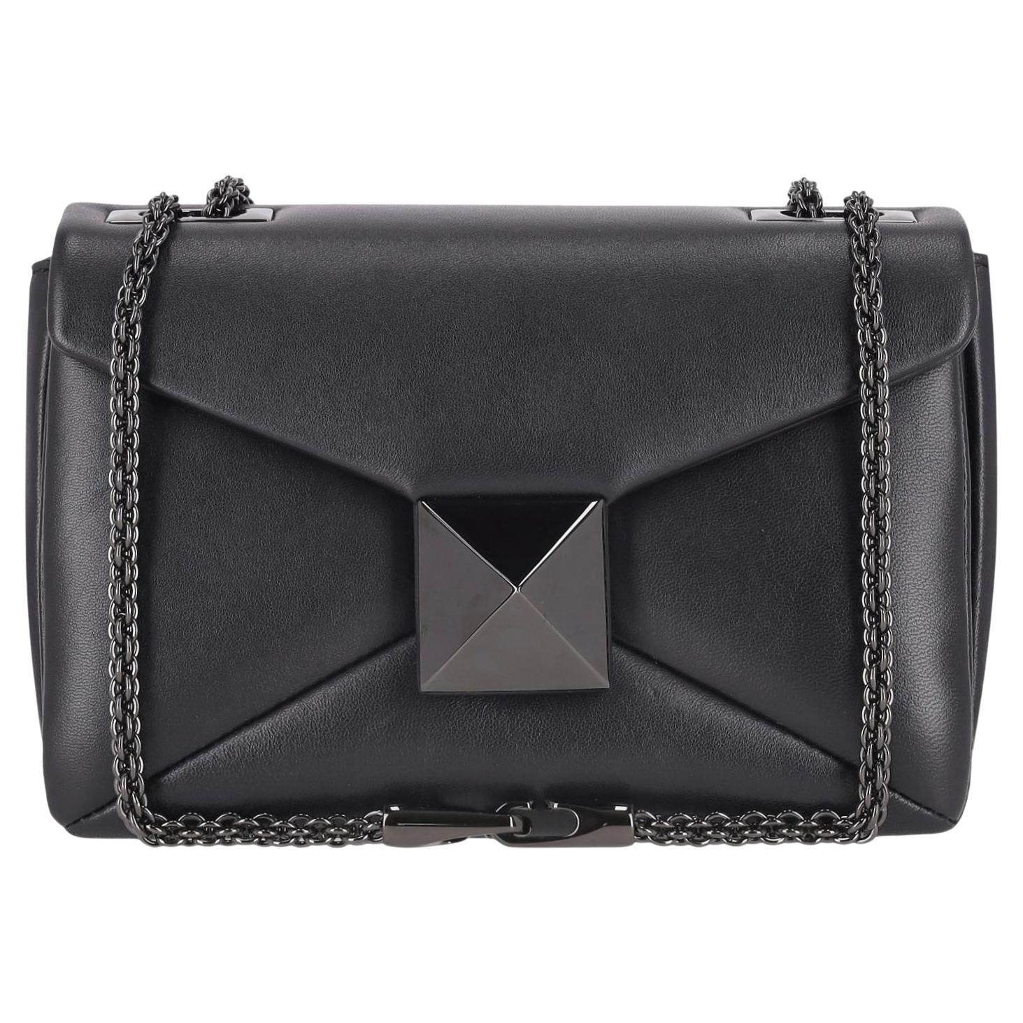 Borsa a tracolla/crossbody in pelle trapuntata Valentino One Stud