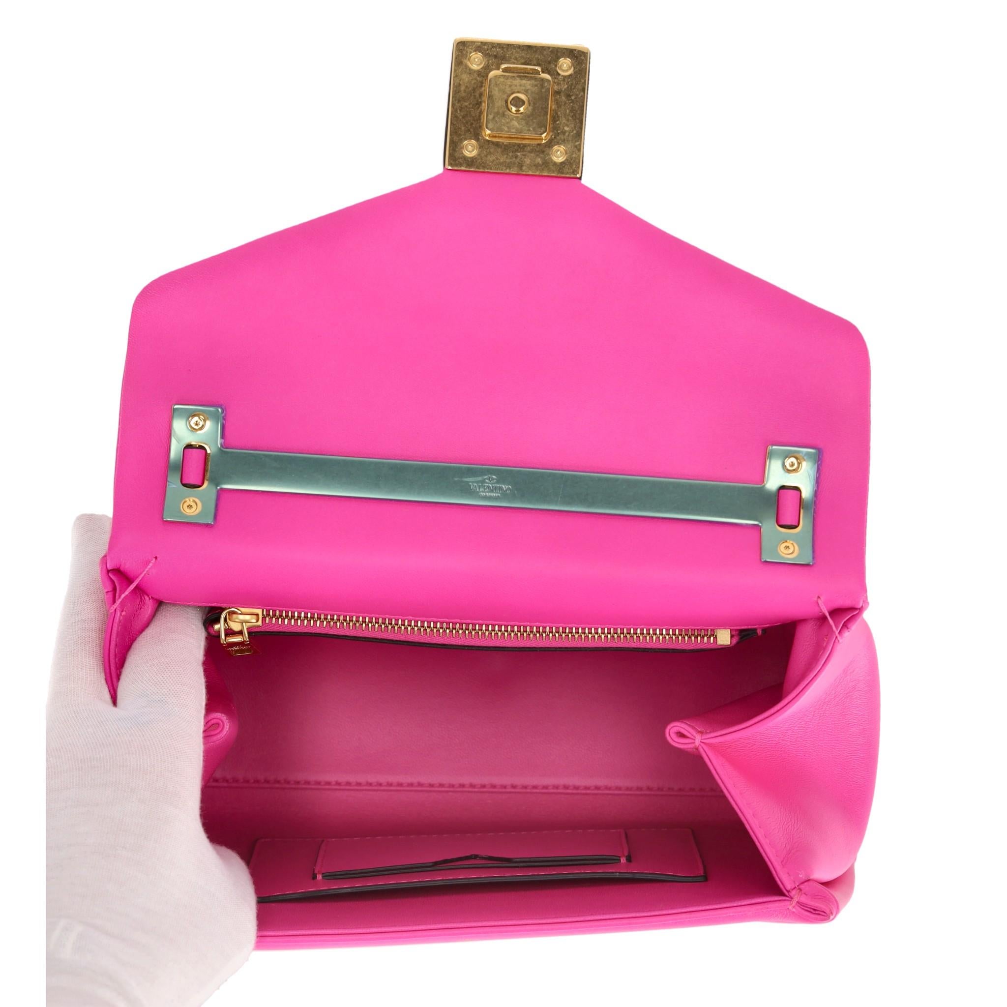 Bolso cruzado/de asa superior de piel Valentino One Stud Small en venta 1
