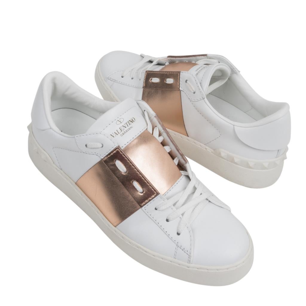 valentino sneakers rose gold