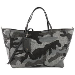 Valentino Open Tote Camo Felt Large
