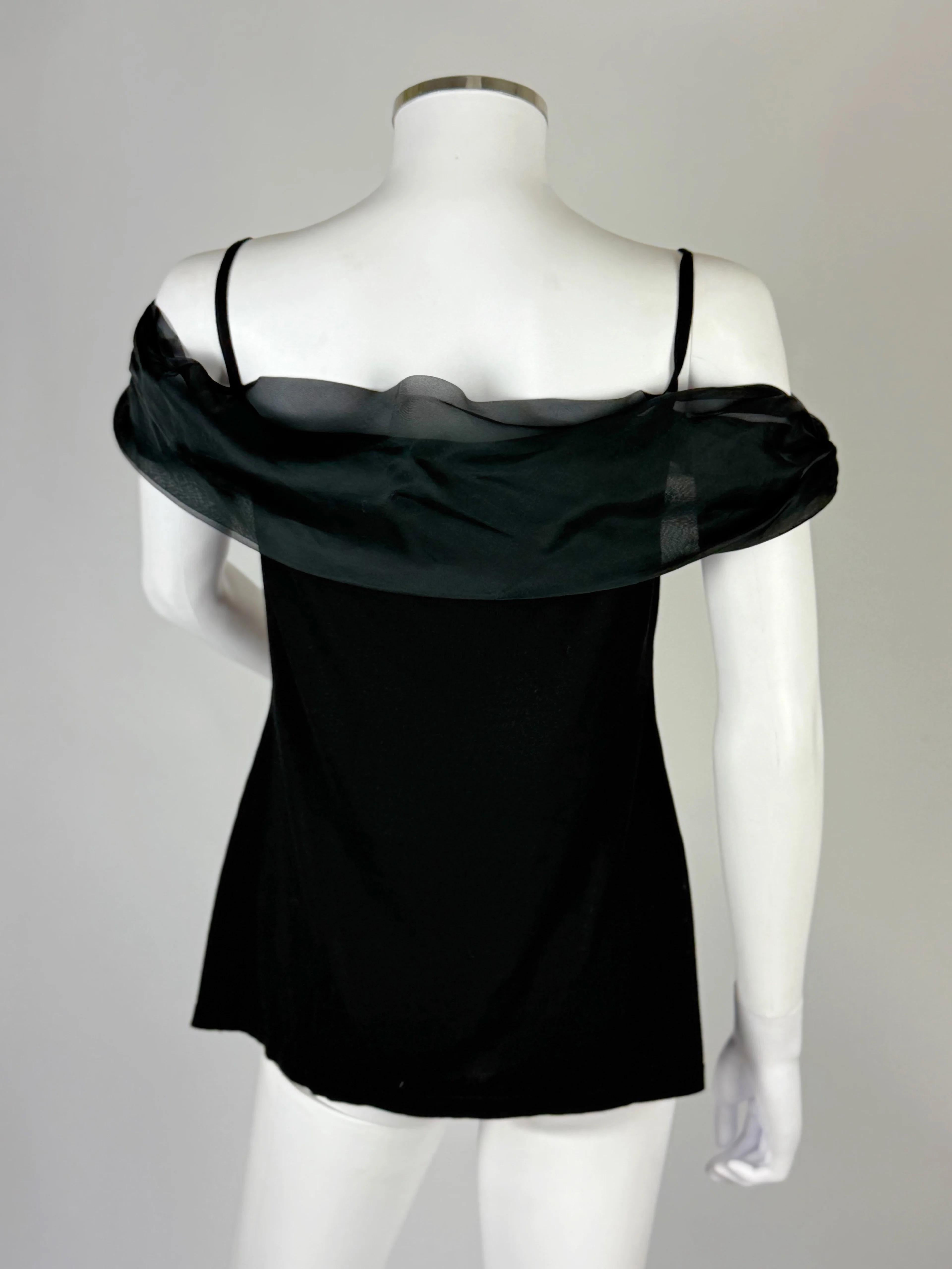 da uomo o donna Top con fiocco in organza di Valentino, SS 2008 in vendita