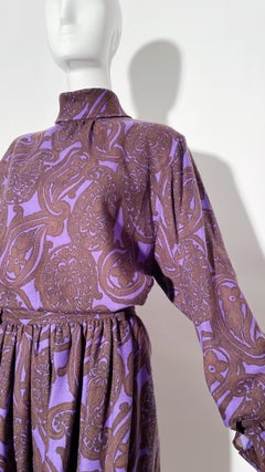 Valentino Paisley Skirt and Blouse Set