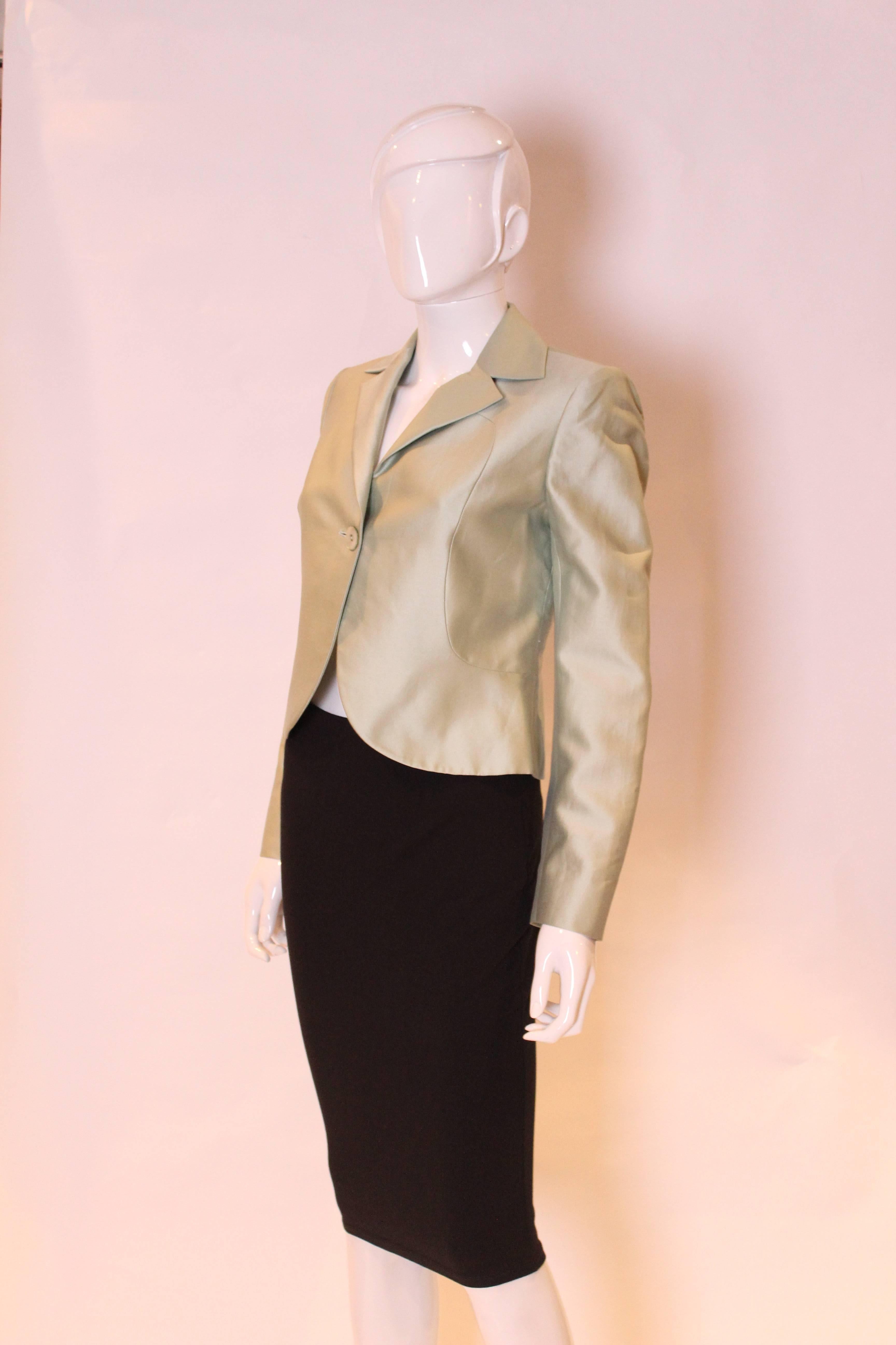 jules and leopold green blazer