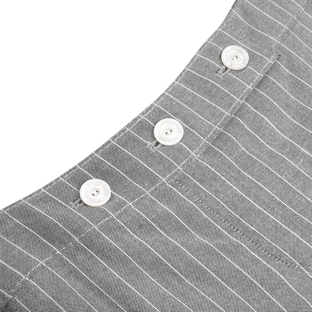 Valentino Pant Suit Gray / White Pinstripe Year Round Fabric 42 / 8 4