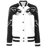 Vær opmærksom på gryde udstilling Valentino Panther-Intarsia Wool Bomber Jacket For Sale at 1stDibs | black  panther party bomber jacket, black panther party jacket, valentino bomber