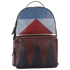 Valentino Patchwork Backpack Leather Large