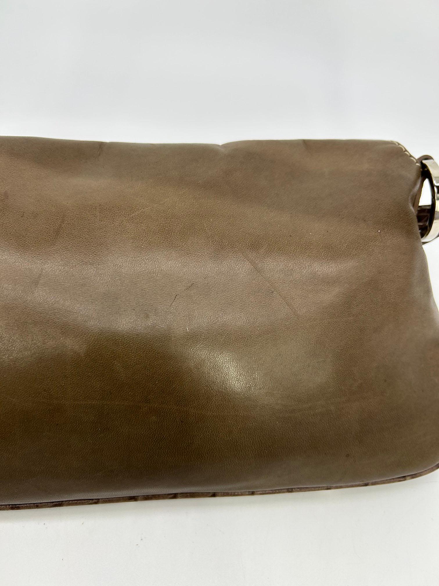 Valentino Pearl Beaded Leather Crystal Shoulder Baguette For Sale 4
