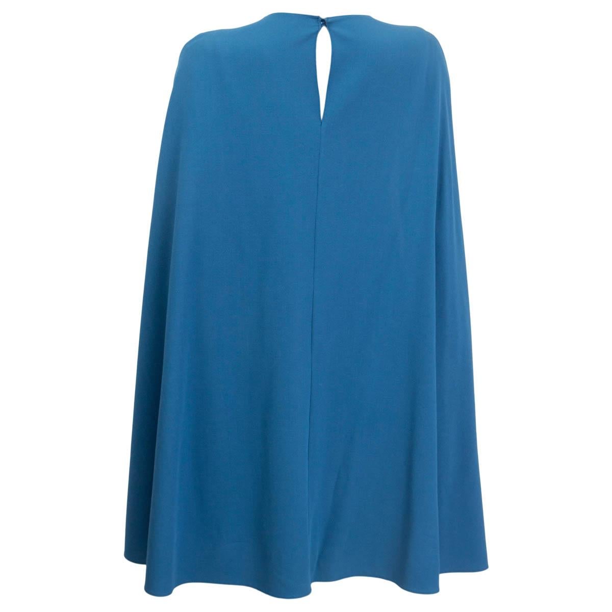 valentino belted cape sleeve wool blend mini dress