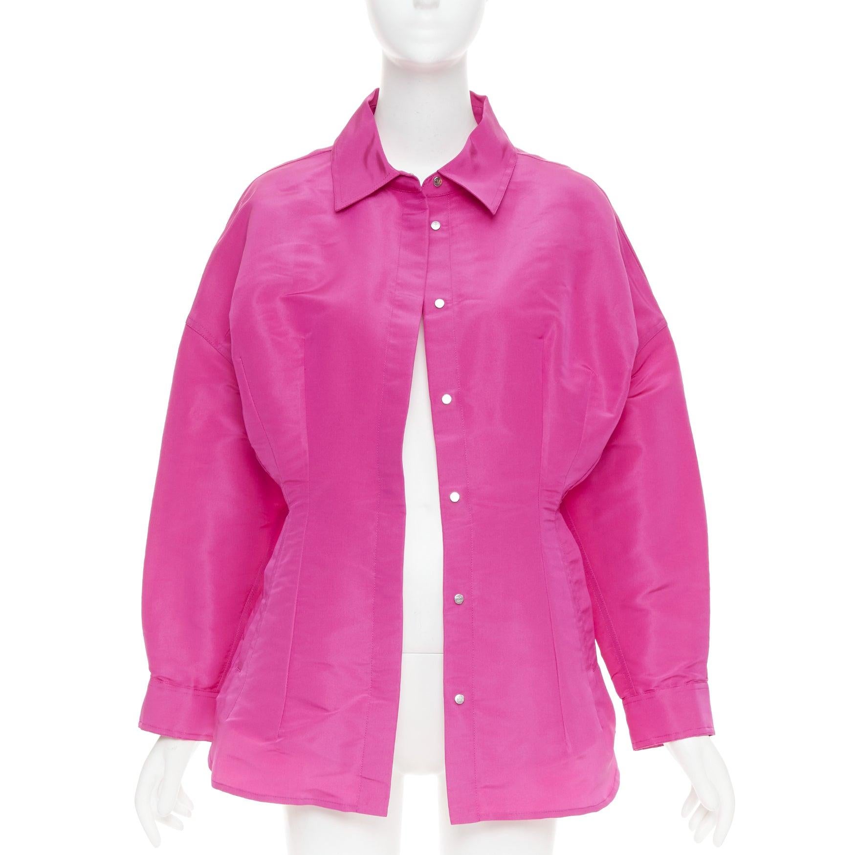 De las mujeres VALENTINO Pier Paolo Piccioili 2022 seda moaré PP seda mini vestido camisero IT38 XS en venta