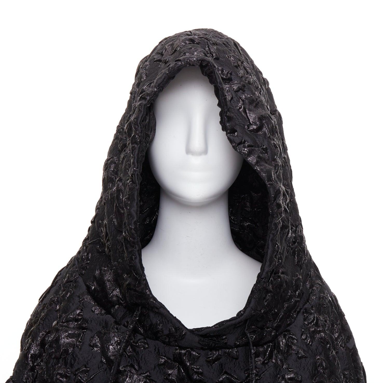 VALENTINO Pier Paolo Piccioli 2022 floraler 3D-Jacquard-Kapuzenpullover IT42 M im Angebot 3