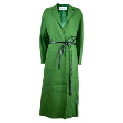 Valentino Pierpaolo Piccioli 2016 Green wool coat