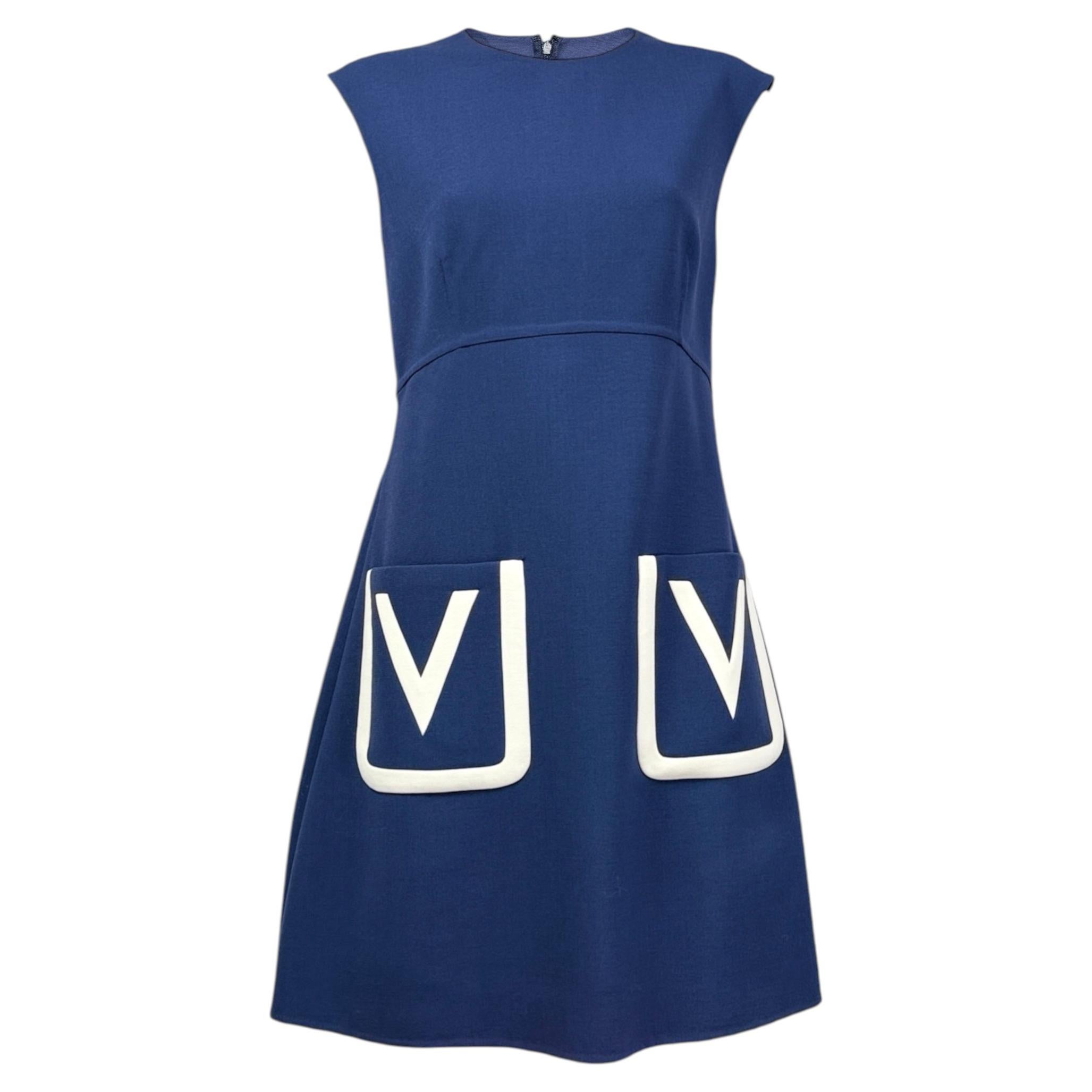 Valentino Pierpaolo Piccioli Resort 2020 navy dress