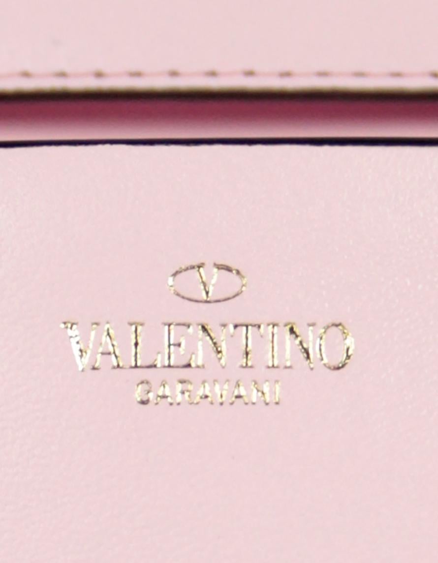Valentino Pink Atelier Rose 03 Edition Leather Rose Small Crossbody Bag In New Condition In New York, NY