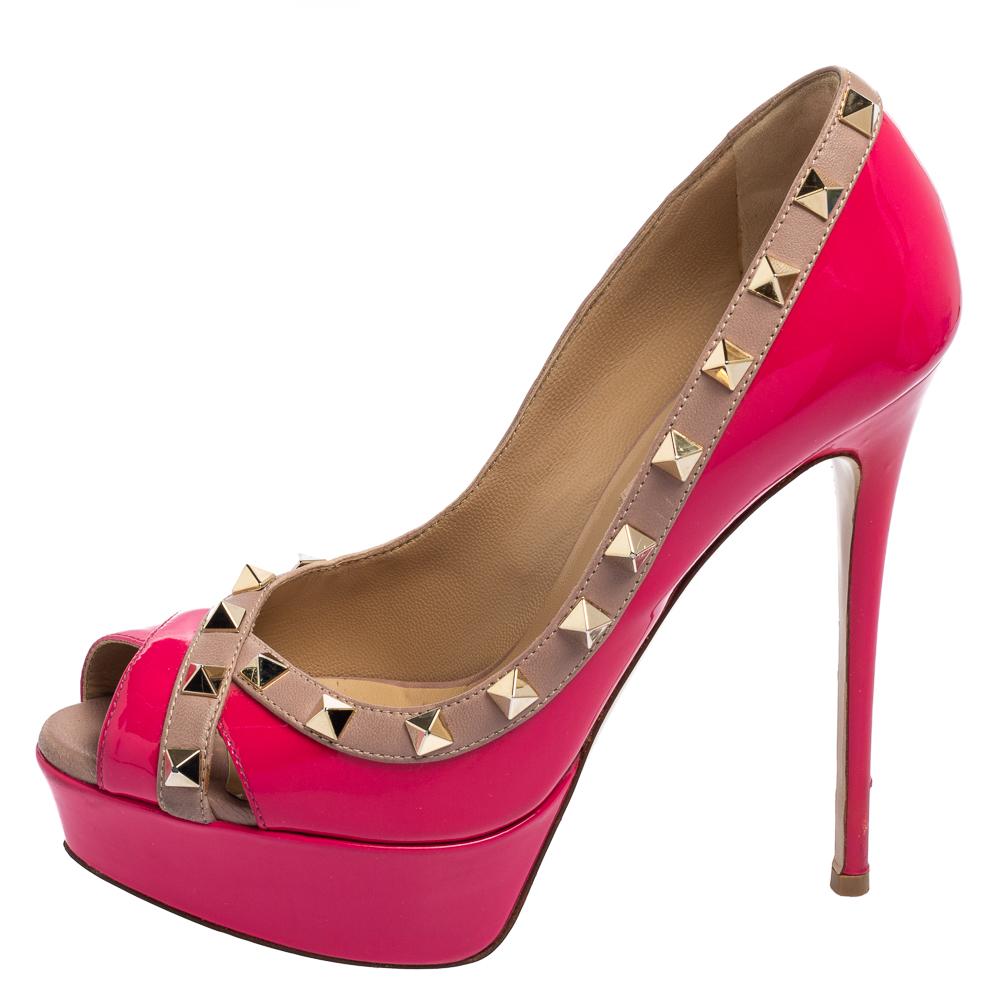 hot pink valentino shoes
