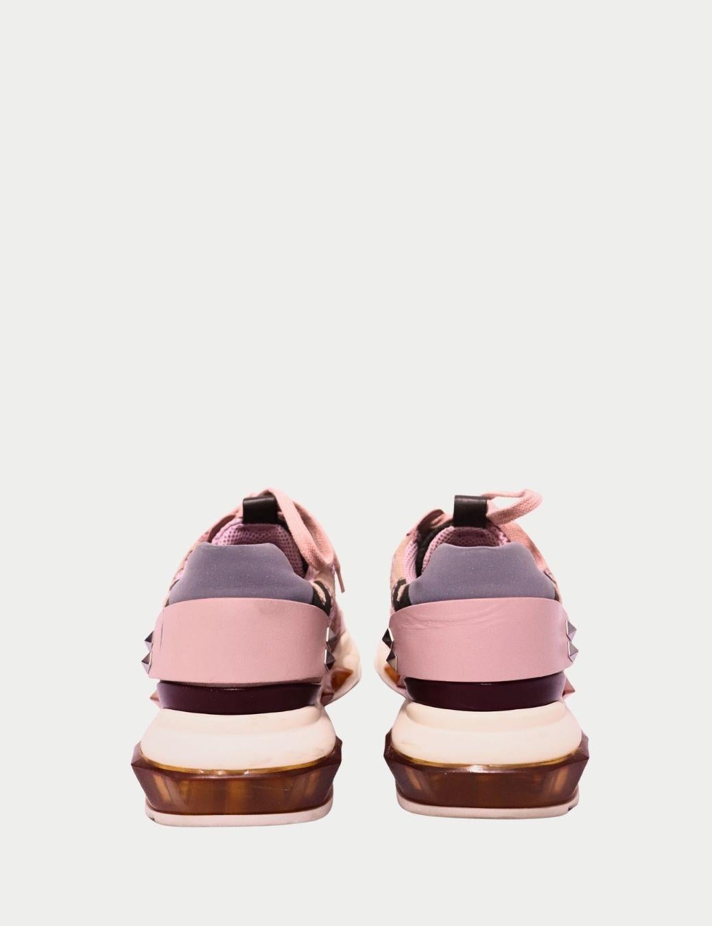 Valentino Zapatillas Camo Bounce Rosa - EU 38 Beige en venta
