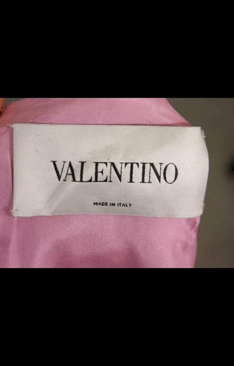 Women's or Men's VALENTINO Pink Crepe Mini Dress For Sale
