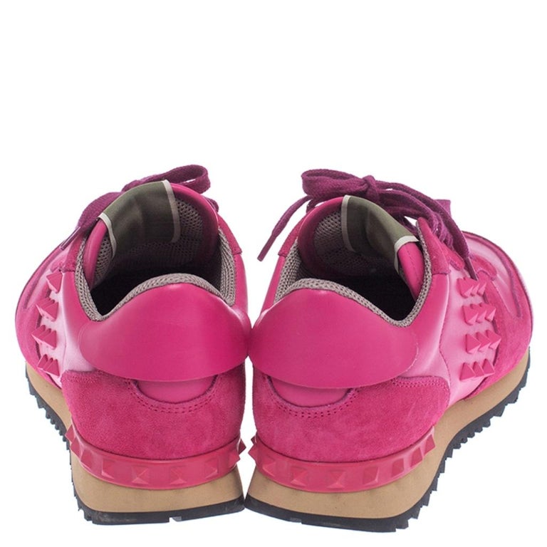 valentino pink pp sneakers