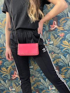 Valentino Pink Leather Bag