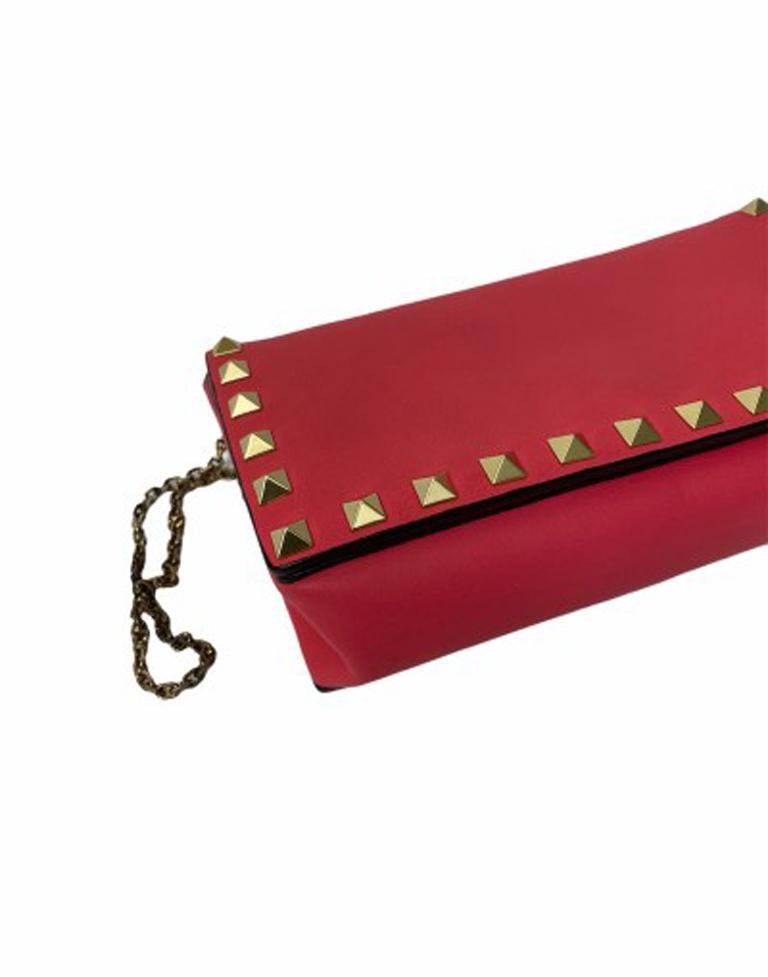 Valentino Pink Leather Bag For Sale at 1stDibs