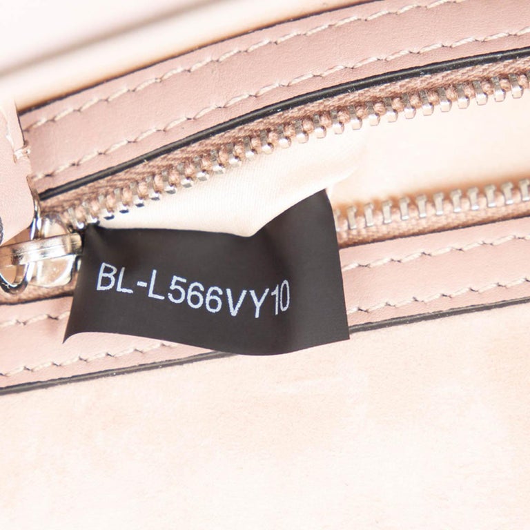 Valentino Rockstud Glam Lock Shoulder Leather Bag Powder Rosa
