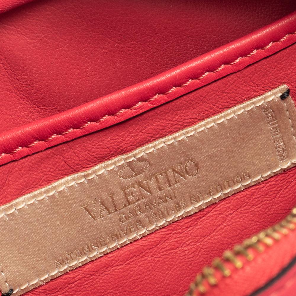Women's Valentino Pink Leather Logo Go Crossbody Bag