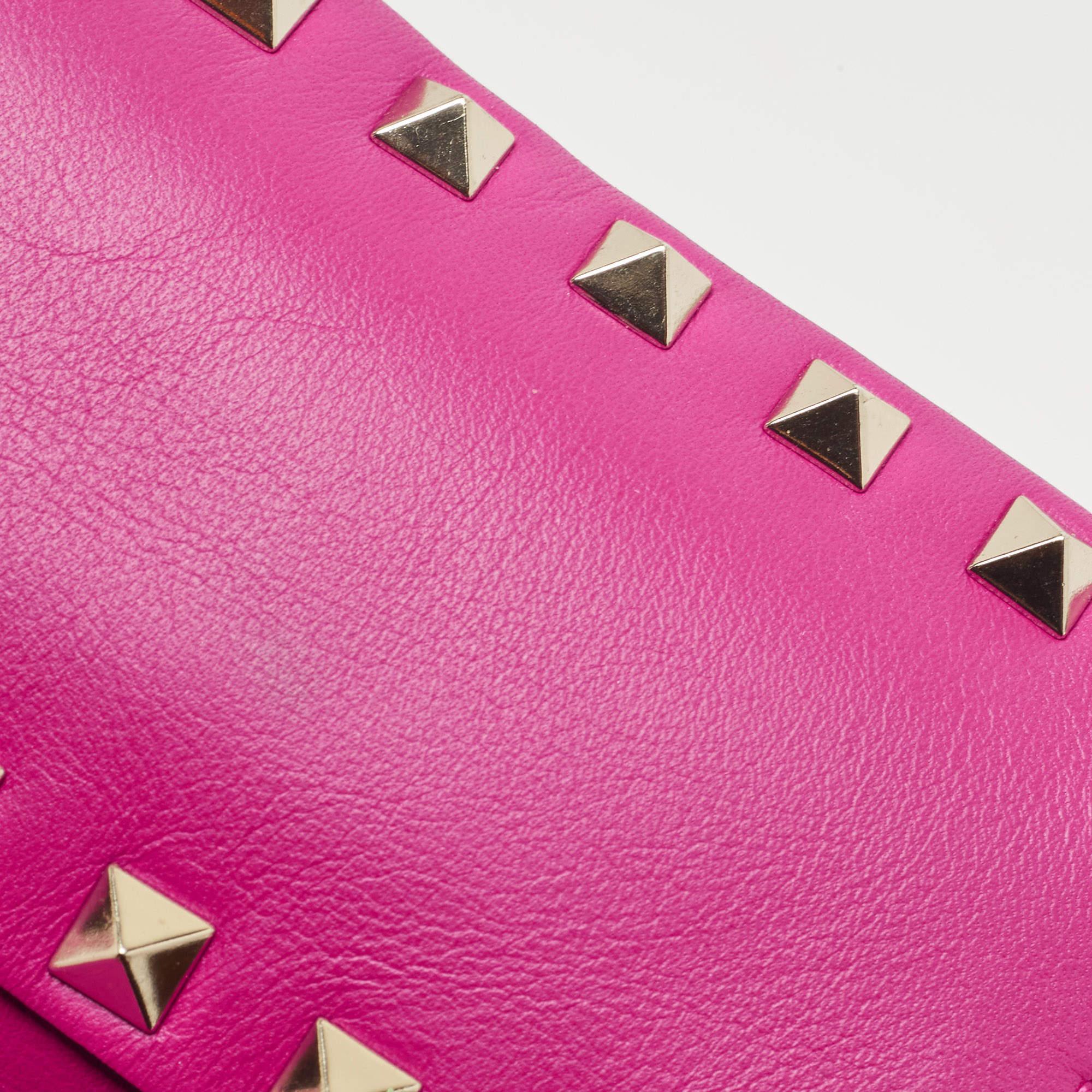 Valentino Pink Leather Mini Rockstud Backpack 10