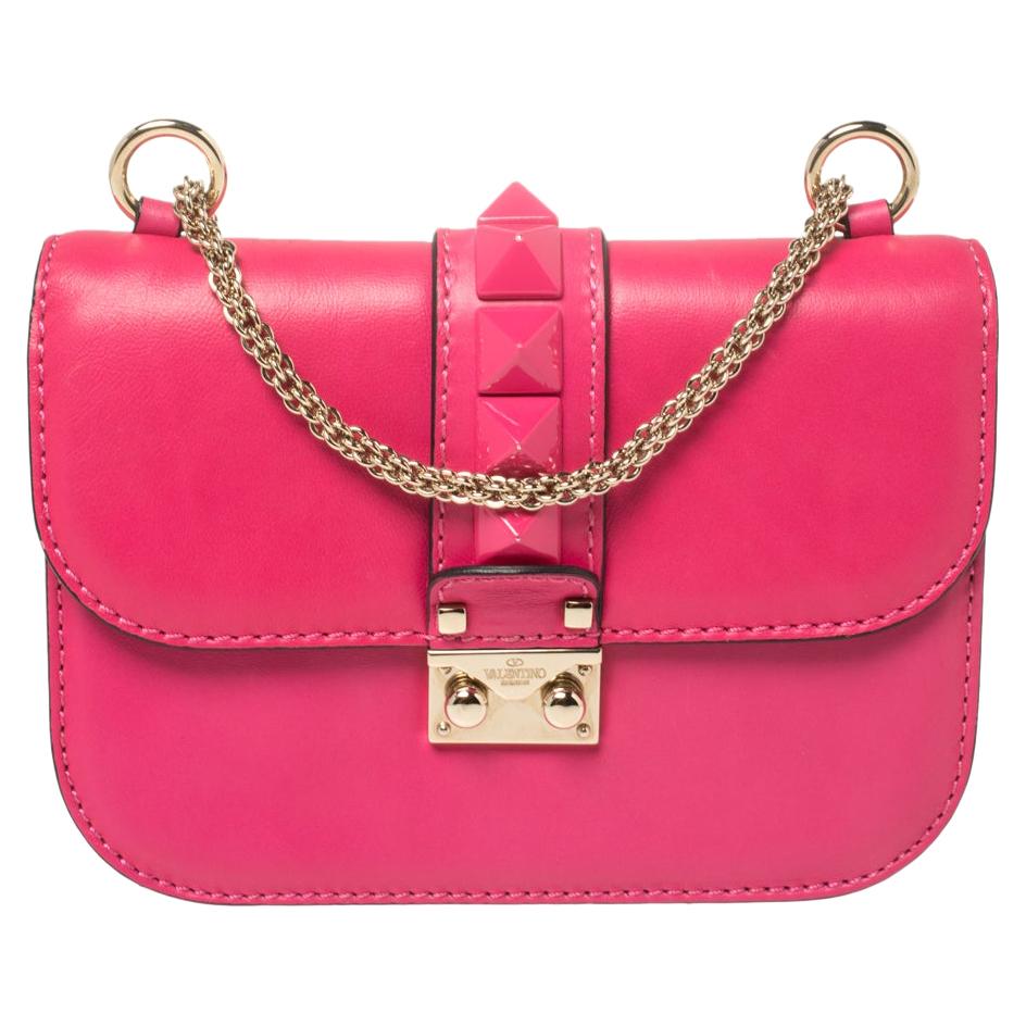 Valentino Poudre Glam Lock Rockstud Small Bag – The Closet