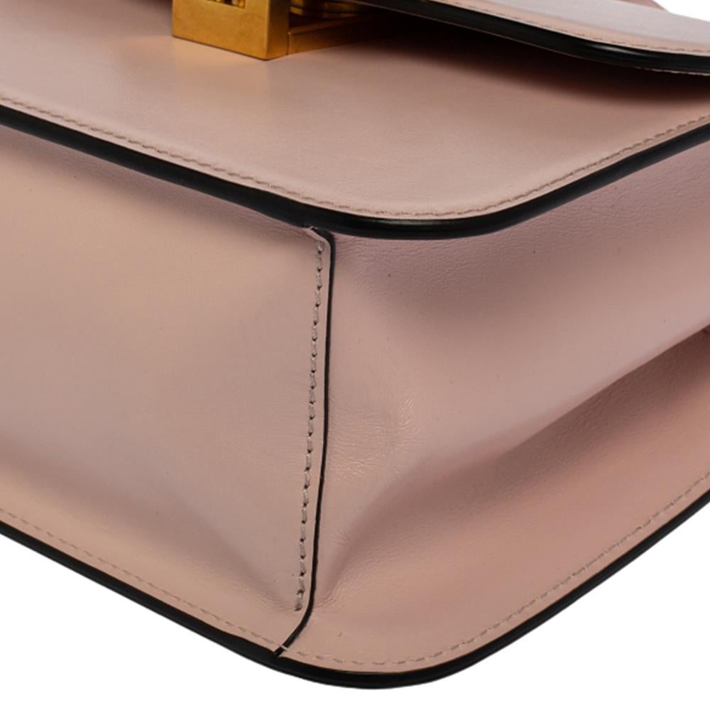 Valentino Pink Leather Small VSling Shoulder Bag 2