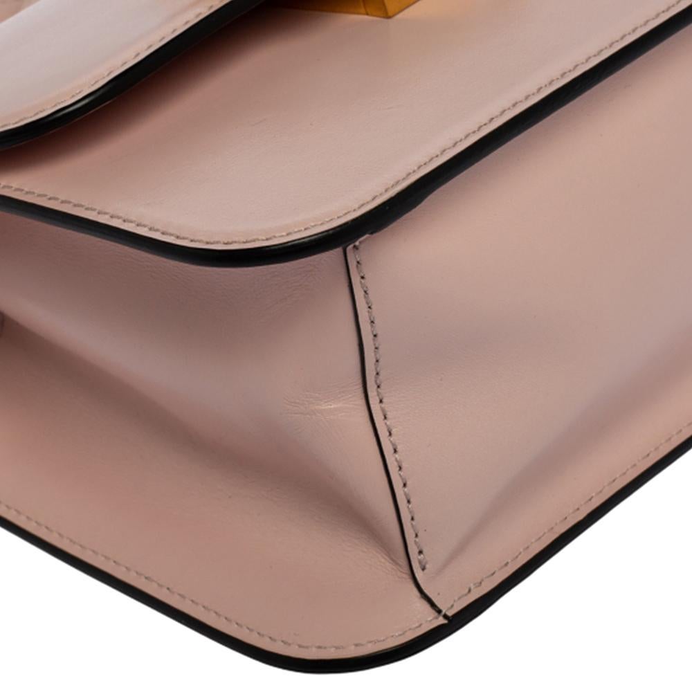 Valentino Pink Leather Small VSling Shoulder Bag 3